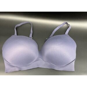 Victoria's Secret Padded No-Wire Bra | 38DDD (F85) | Blue/Gray